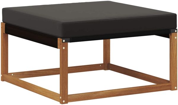 vidaXL Outdoor-Sofagarnitur mit Kissen 6 pcs Natürlich und Schwarz 3381540 Bild 5