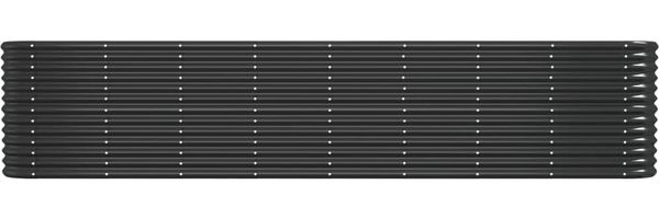 vidaXL Hochbeet Verzinkter Stahl 332x40x68 cm Anthrazit 318911 Bild 3
