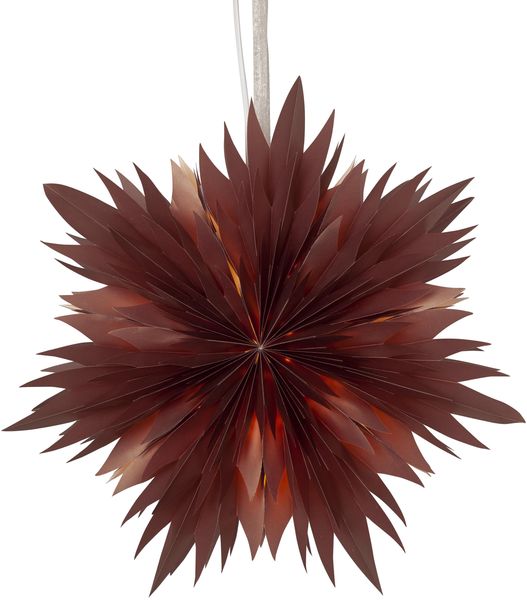 Papierstern -Dis', Schneeflocke, rot, Ø 45cm