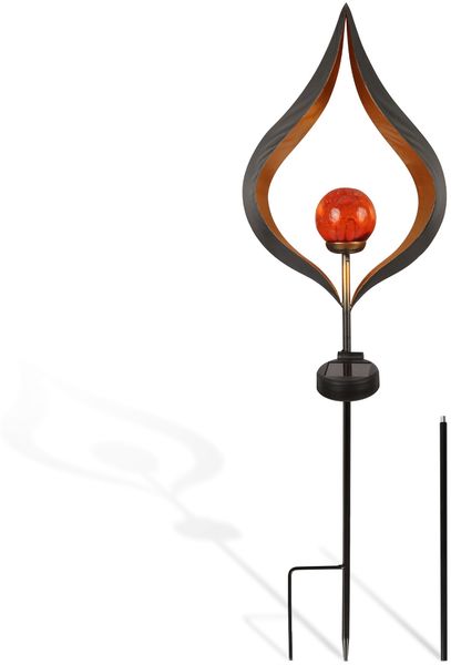 Solar Leuchtskulptur 67 - 95cm Tropfen