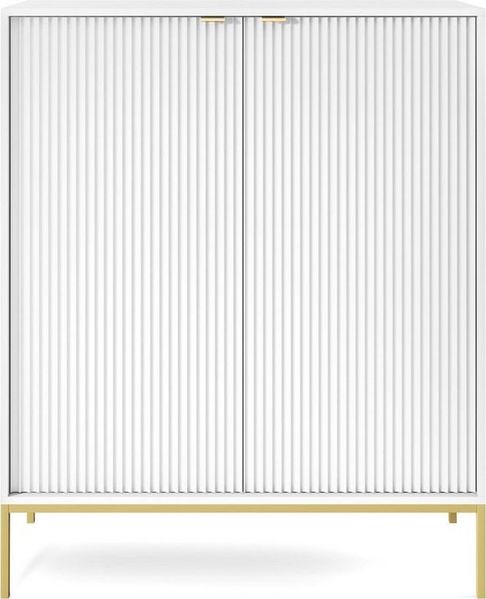 MOEBLO Kommode Light K104 (Zweitürige Kommode Elegante für Ihr Wohnzimmer), (HxBxT):83x104x39cm