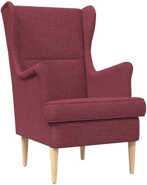 vidaXL Sessel Weinrot Stoff 42029858