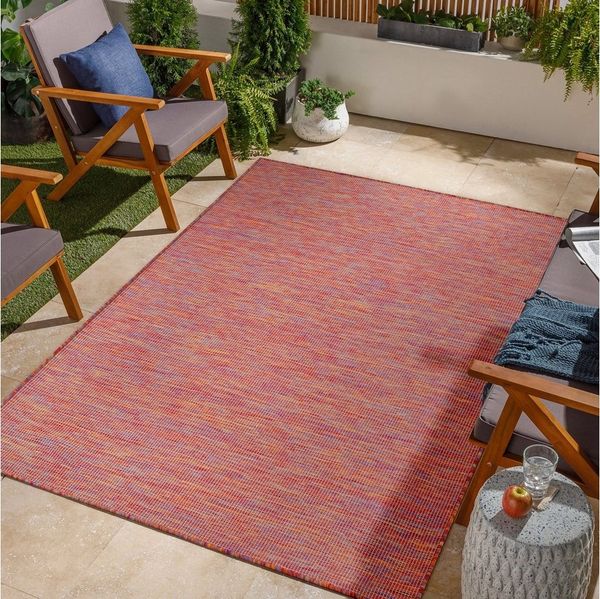 Jimri Outdoorteppich Key West, Rechteckig, Outdoor Teppich Balkonteppich Terassenteppich