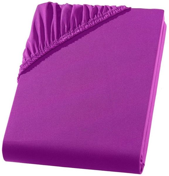 Visaggio Spannbettlaken Mikrofaser Spannbetttuch Bettlaken 90x200 140x200 180x200 200x220, Microfaser, Gummizug: rundum, viele Größen und Farben, Steghöhe 30 cm für Matratzenhöhen bis 22 cm