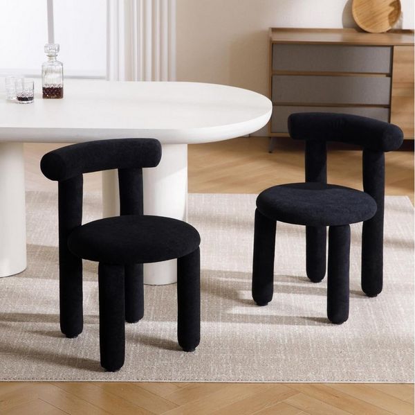 WAHSON OFFICE CHAIRS Esszimmerstuhl 2er Set Moderne Akzentstühle ohne Armlehne für Esszimmer