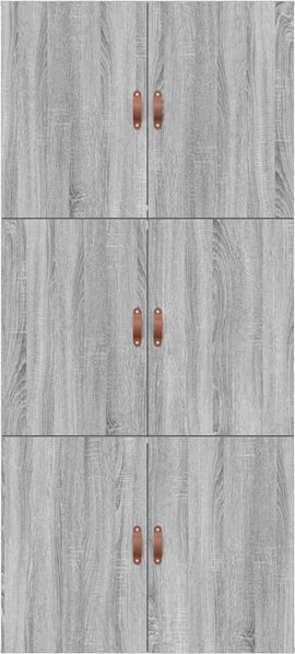 vidaXL Aufbewahrungsbettgestell Graues Sonoma 100 x 200 cm 3335354 Bild 9