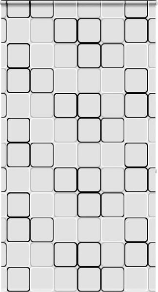 vidaXL Duschrollo mit Kassette 130x240 cm Stoffbreite 126 cm 4015048