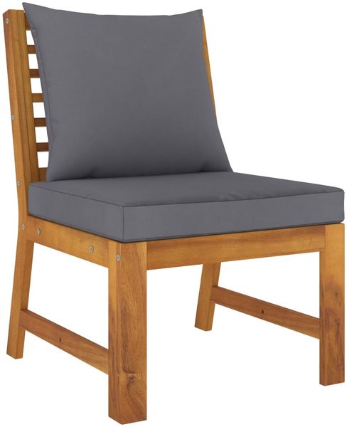 vidaXL 4-tlg. Garten-Lounge-Set mit Auflagen Massivholz Akazie 3057778 Bild 6