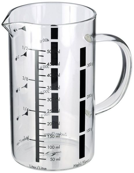 Küchenprofi Messbecher 500 ml Glas
