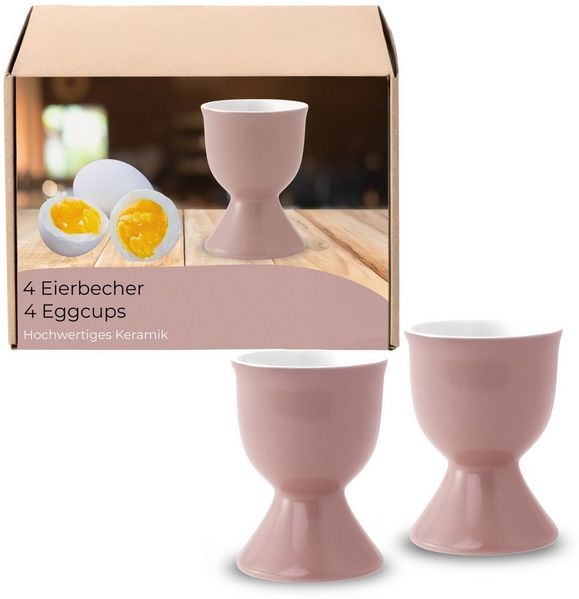 matches21 HOME & HOBBY Eierbecher, (4-tlg), Spülmaschinenfeste Eierhalter für Frühstückstisch