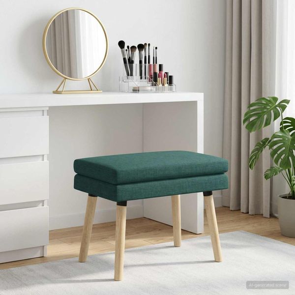 vidaXL Doppellagige Bank Dunkelgrün 60 x 40 x 46 cm Stoff 42038422