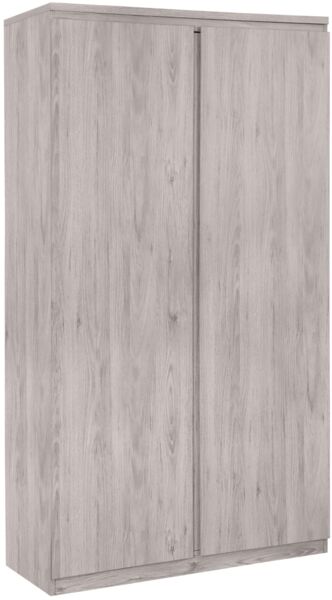 Julian Bowen Kleiderschrank Jupiter mit 2 Türen, Eiche grau