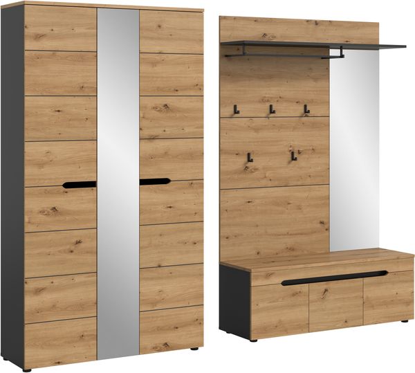Canu Garderobenkombination in Artisan Nachbildung