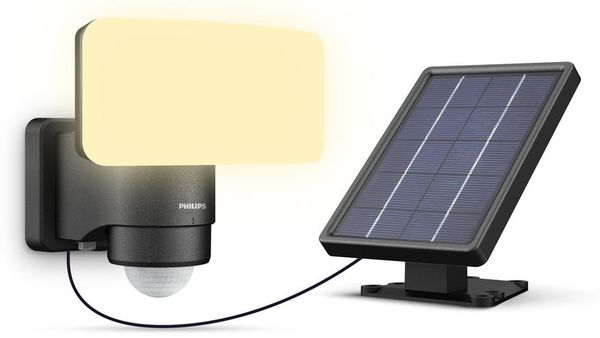 Philips Solar Wandleuchte Tylus schwarz 18,5 x 17 x 21 cm warmweiß-kaltweiß