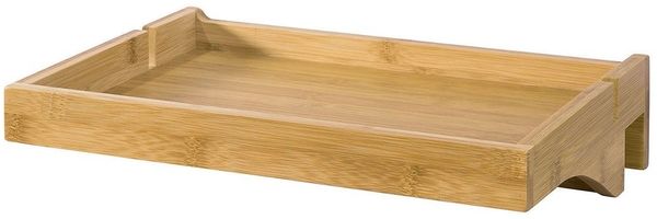 SoBuy NKD01-N Bettablage, Massivholz, Lackiert, Bambus, 36 x 9 x 25 cm