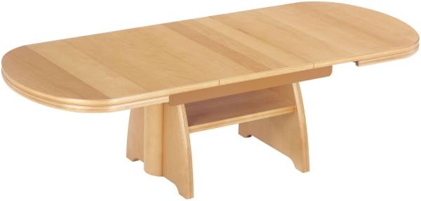 Funktionstisch Camela höhenverstellbar und ausziehbar 125(165,5) x 71 x 56-75 Couchtisch massiv Buche 16034