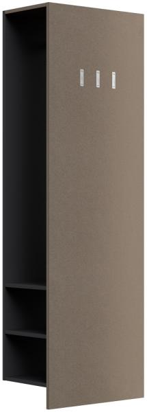 Garderobenpaneel Urban 3 Haken Garderobenstange 6 Paar Schuhe Sand : Sand / Grafit