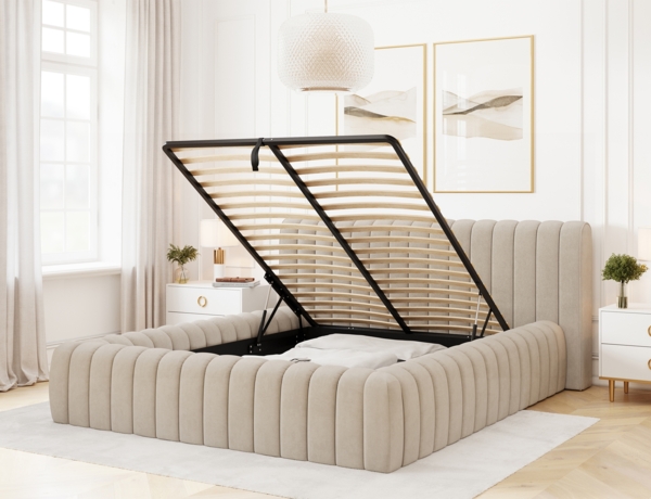 Eltap Carilla Bett (Sola 18) 140x200 Metallrahmen/Gaslift /Box Bild 6