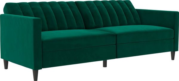 Dorel Home 3-Sitzer Celine, Rückenlehne 2-teilig und 3-fach verstellbar, Sitzhöhe 43 cm