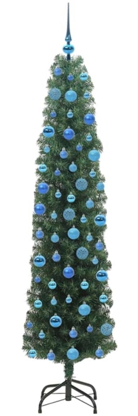 vidaXL Künstlicher Weihnachtsbaum mit 300 LEDs mit Ständer Grün 180 cm 3394950 Bild 3