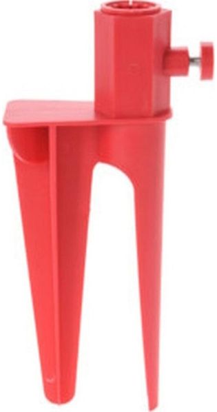 ProGarden Sonnenschirm-Bodenplatte 28 cm rot WBIJANA