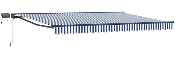 vidaXL Manueller Markisenrahmen mit LEDs 4,5 x 3,5 m 3420895 Bild 2