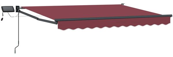 vidaXL Manuelle Gelenkarmmarkise mit LEDs 3,5 x 2,5 m 3419441 Bild 2