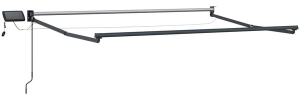 vidaXL Manuelle Gelenkarmmarkise mit LEDs 3,5 x 2,5 m 3419441 Bild 4
