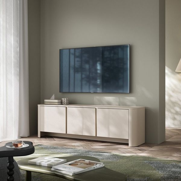 Masseno Lowboard Masseno TV-Schrank AVORIO 168x39x52 cm gelb