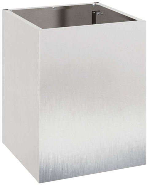 vidaXL Gartenblumentopf Silber Edelstahl 876347