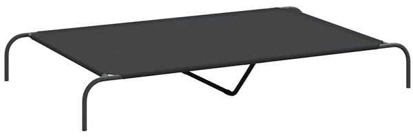 vidaXL Hundebett Erhöht Schwarz 150x90x20 cm Oxford-Gewebe und Stahl 42000841 Bild 2