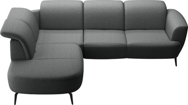 sit&more Ecksofa Zoe, ink. Sitztiefenverstellung, wahlweise mit Kopfteilverstellung