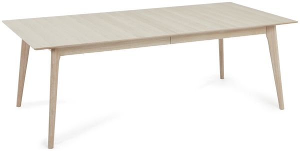 Esstisch Otaro 220-320x105 cm Eiche Whitewash - Ausziehbar für 6-10 Personen