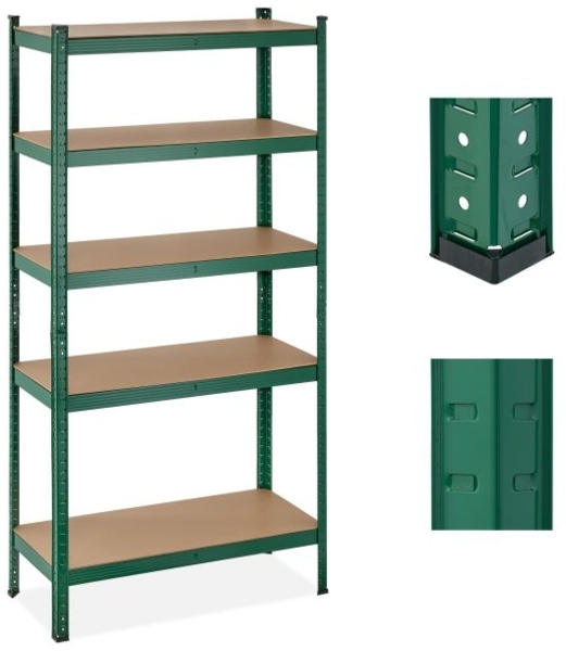 2x Grünes Schwerlastregal 10052130