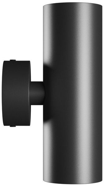 Spectrum LED Wandleuchte Wandleuchte SQUALLA VARIOSA TUBO 2X GU10 Innen schwarz Up&Down max. 10W, Kein Leuchtmittel enthalten, Auf & Ab