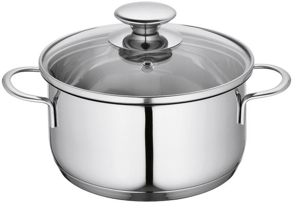 Küchenprofi 'Mini' Kochtopf, 1,25 Liter, Edelstahl silber, Ø 16 cm