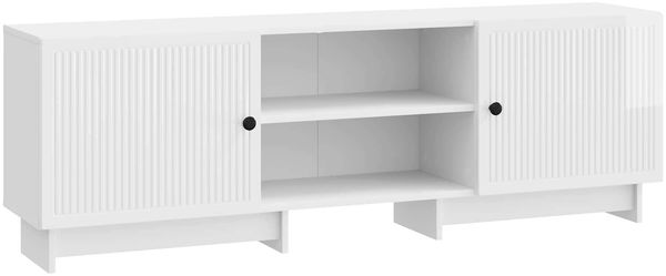 vidaXL TV-Schränk Hochglanz Weiß 150 x 31 x 50 cm Holzwerkstoff 893999