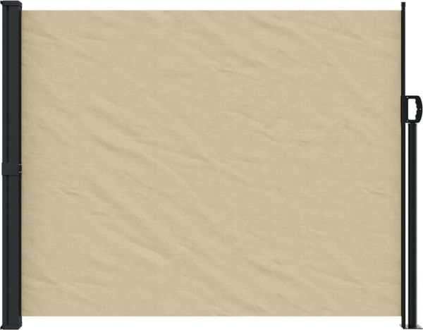 vidaXL Seitenmarkise Ausziehbar Beige 170x300 cm 4004330 Bild 3
