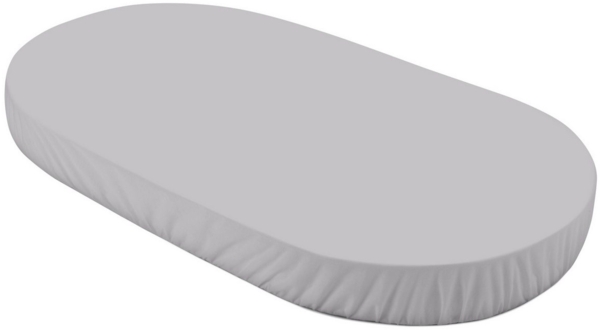 Waldin Spannbettlaken Spannbettlaken groß, für Waldin Babybett 7in1 OWAL, Grau, Spannbetttuch