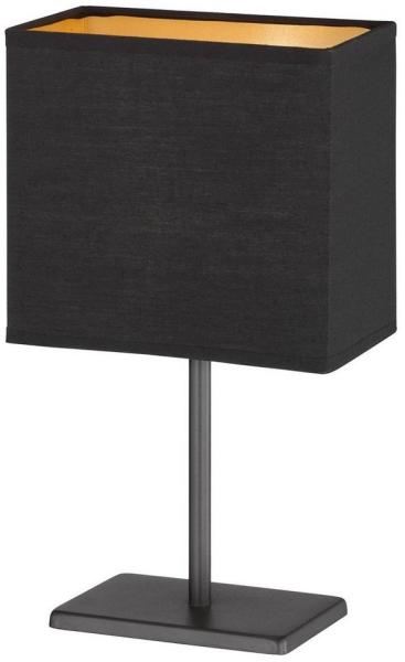 Leseleuchte, Metall, Stoff, schwarz, E14, H 30cm