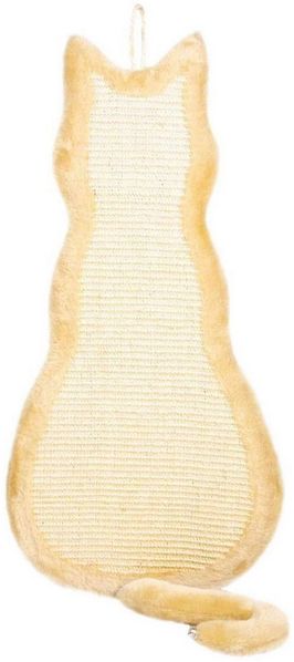 TRIXIE Katzen-Wandregal Kratzbrett Katze - natur/beige - 35 × 69 cm
