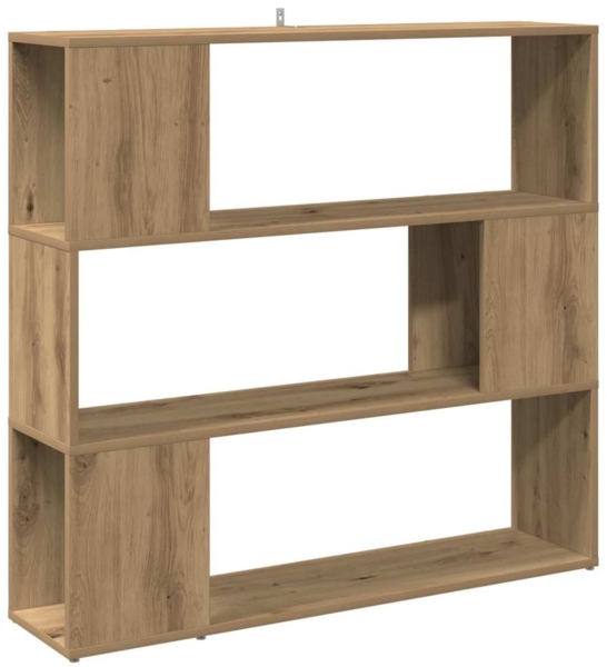 vidaXL Bücherregal/Raumteiler Artisan-Eiche 100x24x94 cm 856743