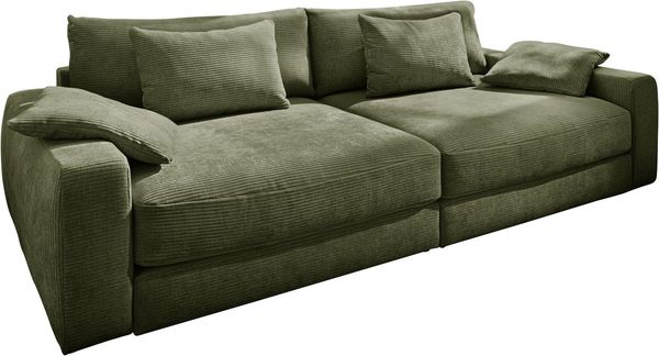 Jockenhöfer Gruppe Big-Sofa Milano XXL, B: 290 cm, mit Zierkissen, Relaxfläche 120x240 cm, Federkern