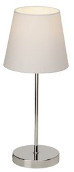 Lightbox Tischleuchte, ohne Leuchtmittel, Nachttischlampe, Touchschalter, 41 cm Höhe, Ø 16 cm, E14, max. 40 W Bild 6