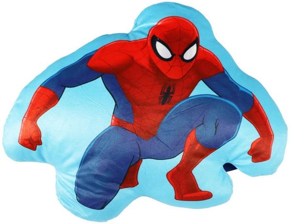 MARVEL Dekokissen Marvel Spiderman mini Velours Kissen 3D Cushion 30x25x7 cm