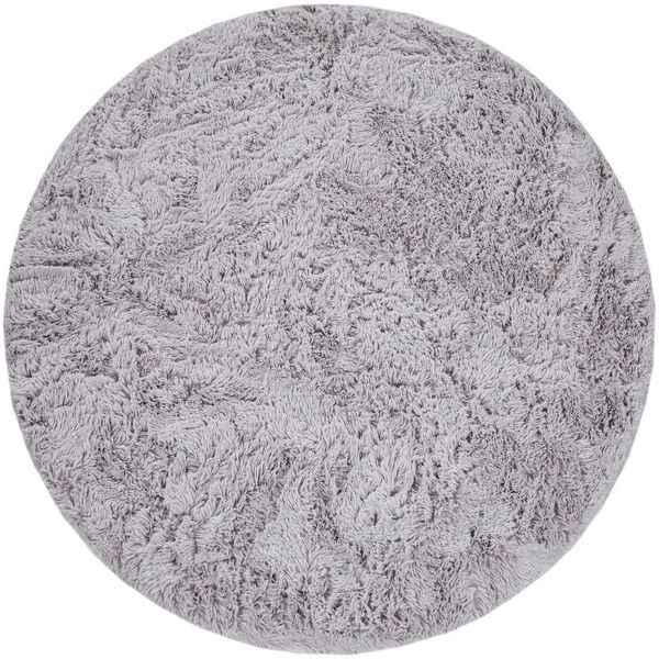 Paco Home Hochflor-Teppich Silky 591, rund, Höhe: 37 mm, Uni Farben, besonders weich und kuschelig