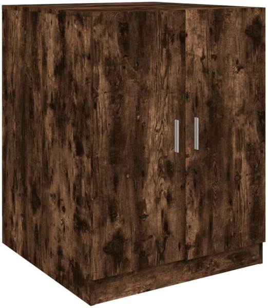 vidaXL Waschmaschinenschrank, Holz, 91,5 x 70,5 x 71,5 cm, Räuchereiche