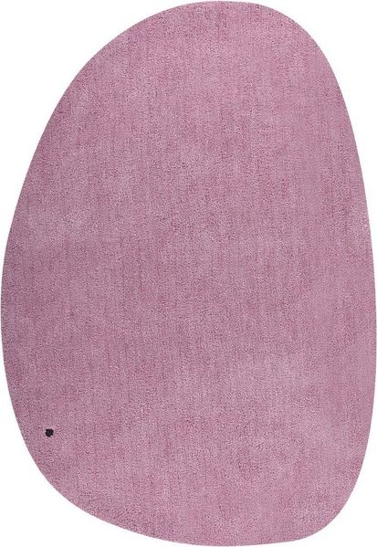 TOM TAILOR HOME Hochflor-Teppich Shaggy Teppich Cozy, oval, Höhe: 25 mm, Uni Farben, auch in Pastell Farben, weich & kuschelig, organische Form