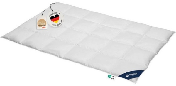 casimum Gänsedaunenbettdecke FIRST CLASS Daunendecke 135x200, 155x220, 200x200 für Sommer & Winter, Füllung: 100% Gänsedaunen, Klasse 1, Downpass zertifiziert, Bezug: 100 % Baumwolle, Bettdecke 135x200 cm, 155x220 cm, 200x220cm & weitere Größen Bild 4