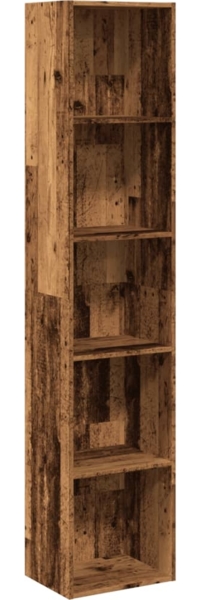 vidaXL Bücherregal Altholz-Optik 40x30x189 cm Holzwerkstoff 857892